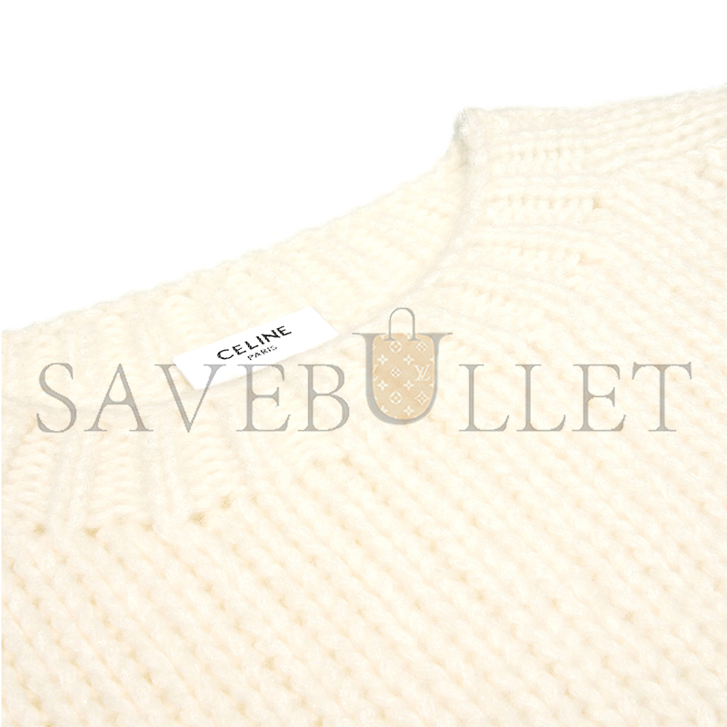 Ce1i*e crewneck sweater in cashmere and silk ry0jl0899.01ow